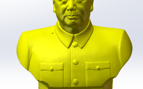 毛主席半身像3D打印模型