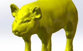 金猪3D打印模型
