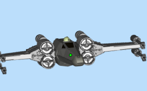 星球大战X翼飞机模型