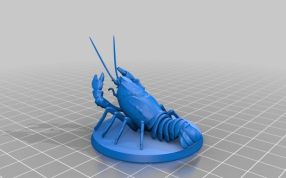 龙虾stl模型