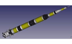 现代火箭模型