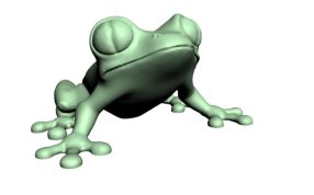 青蛙stl模型