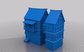 三层别墅模型