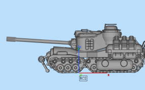 双管坦克模型