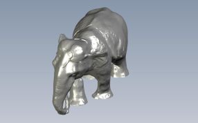一只大象模型