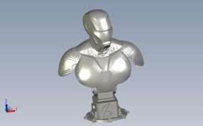 雕塑钢铁侠模型