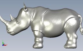 白犀牛模型