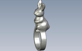 指环兔子模型
