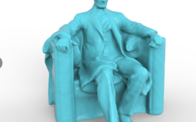  林肯坐像模型