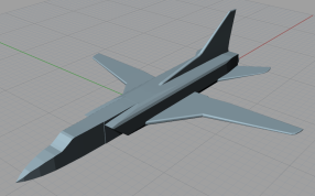 苏联轰炸机Tu-22M3模型