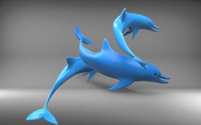 小海豚造型