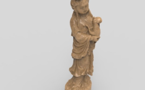 古代民女雕塑