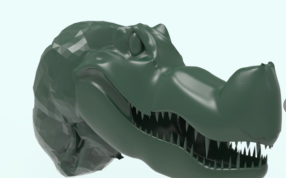 鳄鱼头模型