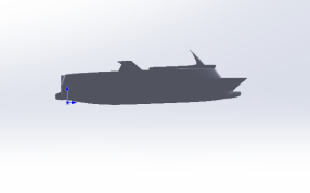 玩具轮船打印模型设计