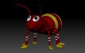  可爱蚂蚁模型