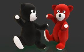 小熊玩具模型