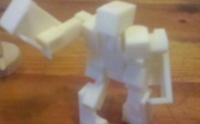 打印拼装玩具机器人模型