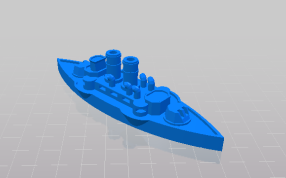 小型玩具战船模型