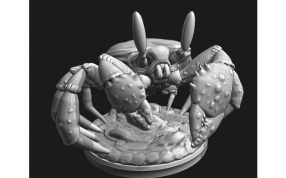  微型蟹模型