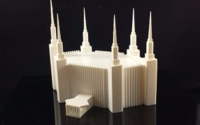 华盛顿的城堡的打印模型