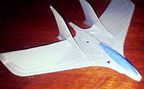 飞翼飞行器的打印模型