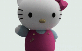 Hello Kitty玩偶打印模型