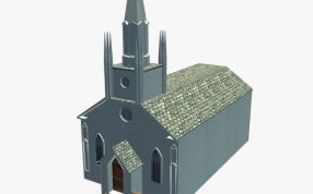 教堂打印模型