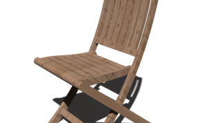木头椅子打印模型
