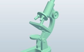  显微镜模型 