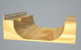 滑板坡道模型