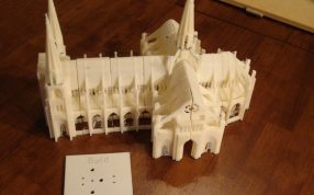 哥特式教堂stl组装模型