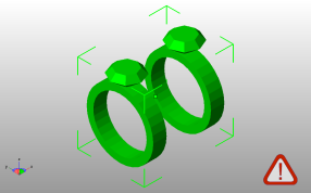结婚戒指模型