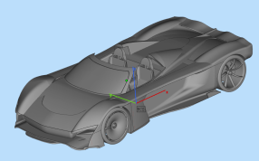 可3D打印跑车模型