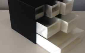 3D打印的立方储藏柜 