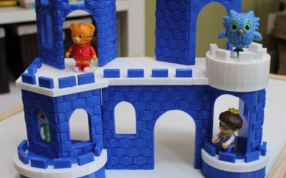  组装城堡模型