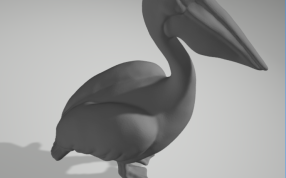  鹈鹕水鸟模型