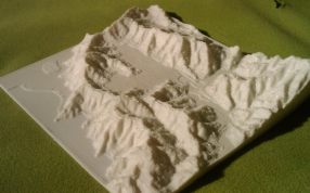 山体模型的打印模型