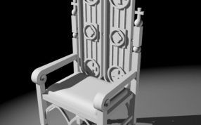 皇室座椅模型打印