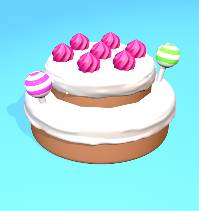 蛋糕三维模型