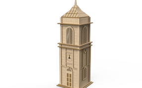 钟楼造型设计模型