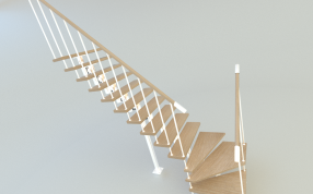 现代楼梯打印模型